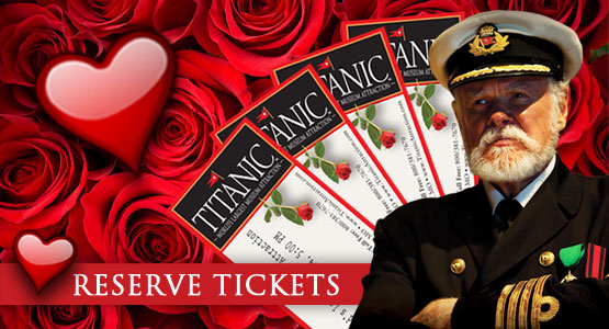 Order Titanic Pigeon Forge Tickets. Reservations Required.