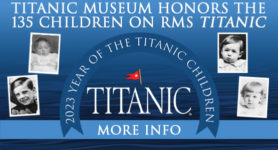 Titanic Museum in Pigeon Forge, TN. Honors the 135 Children on RMS Titanic.