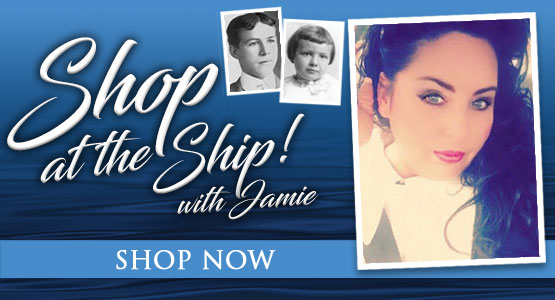 Shop at the Ship with Jamie. Thursdays, 5pm CST on Facebook Live.