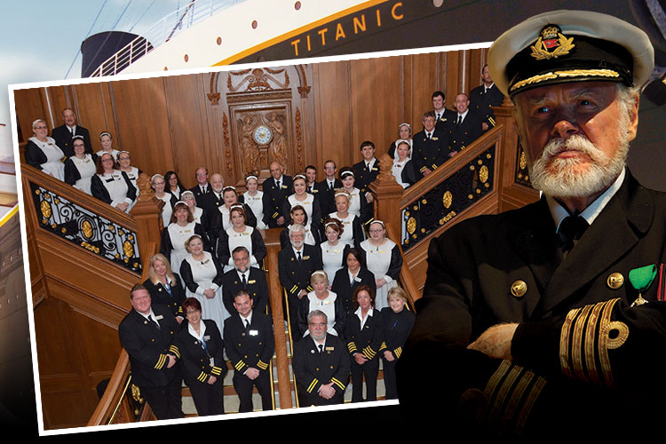 Meet our Titanic Pigeon Forge crew