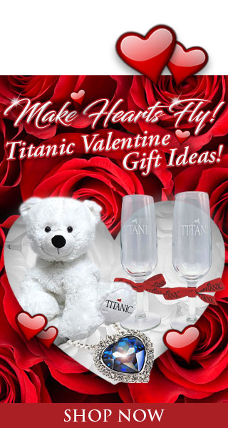 Make hearts fly! Titanic Valentine gift ideas!